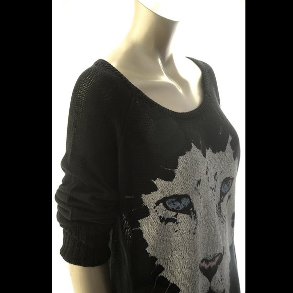 LAUREN MOSHI LION SWEATER / PULLOVER - SIZE M - NWOT - Picture 5 of 9